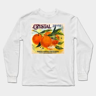 Crystal Brand crate label, circa 1931 Long Sleeve T-Shirt